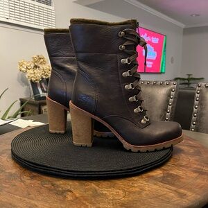 UGG Women's Brown Heeled Boots